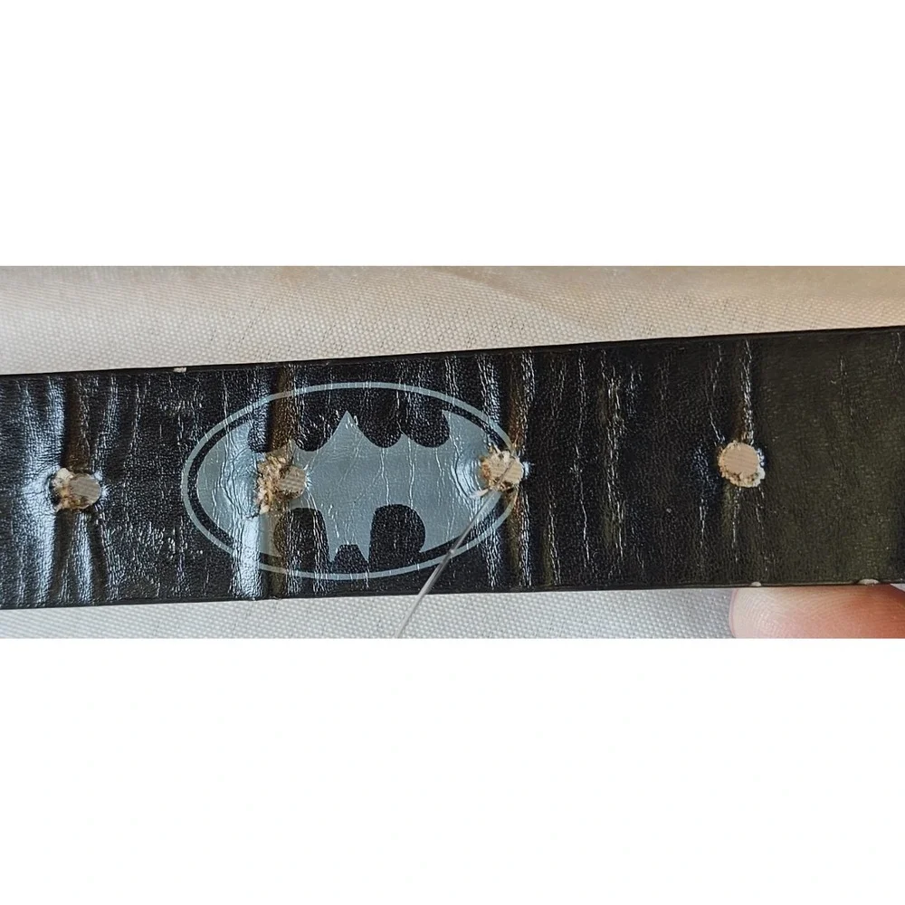 Child's Batman Leather Belt and Buckle